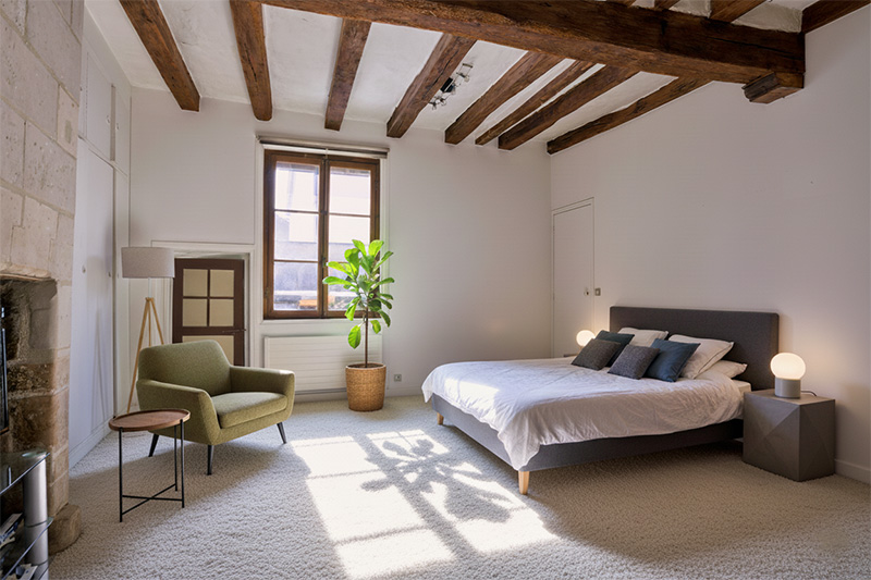 Chambre décor contemporain
